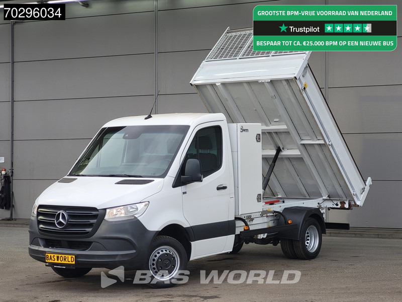 Mercedes-Benz Sprinter 514 CDI Kipper met Kist Dubbellucht 3,5t Trekhaak Airco Cruise Euro6 Tipper Benne Kieper Airco Trekhaak Cruise control - Furgoneta basculante: foto 1 Mercedes-Benz Sprinter 514 CDI Kipper met Kist Dubbellucht 3,5t Trekhaak Airco Cruise Euro6 Tipper Benne Kieper Airco Trekhaak Cruise control - Furgoneta basculante: foto 1