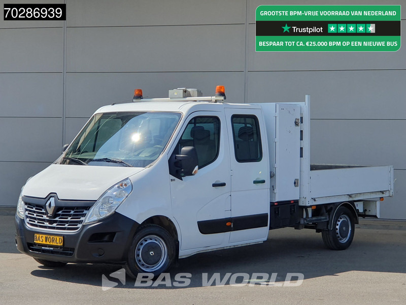 Renault Master 110PK Open Laadbak Kraanwagen HMF 52 Airco Cruise Euro6 Pickup Crane Kranwagen Pritsche Open Box Airco Cruise control - Furgoneta caja abierta: foto 1 Renault Master 110PK Open Laadbak Kraanwagen HMF 52 Airco Cruise Euro6 Pickup Crane Kranwagen Pritsche Open Box Airco Cruise control - Furgoneta caja abierta: foto 1