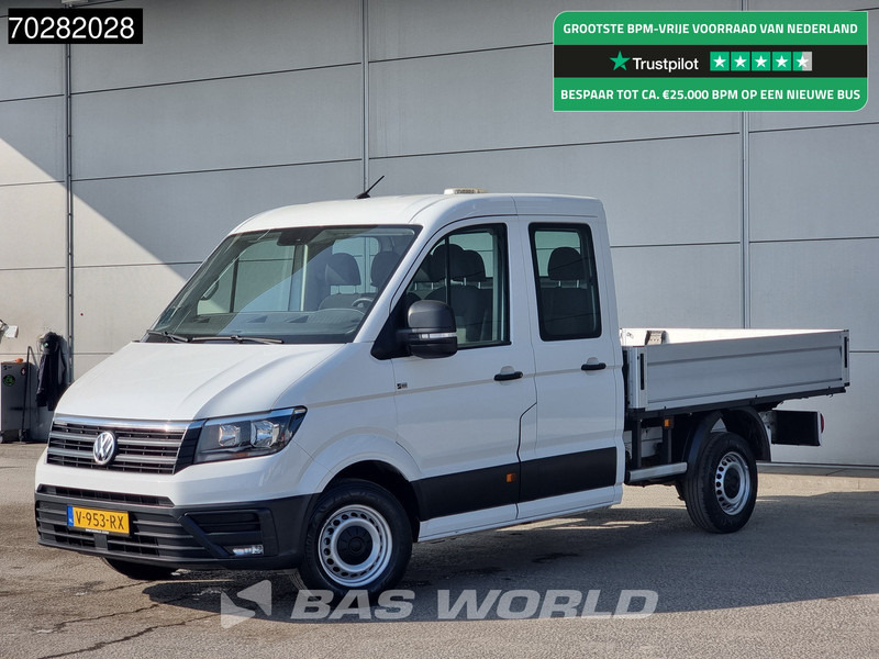 Furgoneta caja abierta Volkswagen Crafter 102pk Open Laadbak Dubbel Cabine Trekhaak Airco Cruise Camera Euro6 Pritsche Open Box Pickup Airco Dubbel cabine Trekhaak Cruise: foto 1