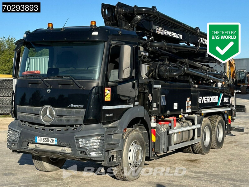 Mercedes-Benz Arocs 2840 Arocs 6X4 NEW! Everdigm 37CX-5 concrete pump Steel Suspension Automatic Euro 6 - Bomba de hormigón: foto 1 Mercedes-Benz Arocs 2840 Arocs 6X4 NEW! Everdigm 37CX-5 concrete pump Steel Suspension Automatic Euro 6 - Bomba de hormigón: foto 1