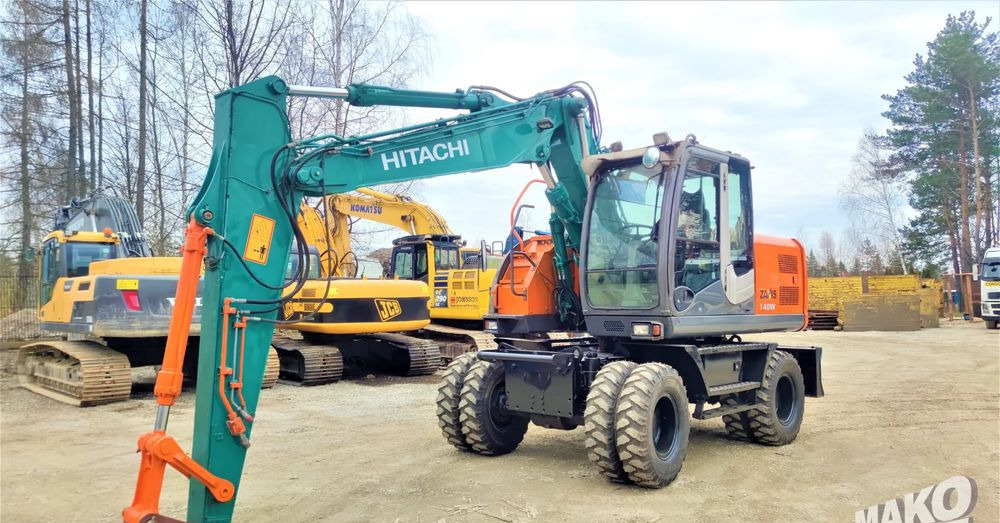 Excavadora de ruedas Hitachi ZX140W-3: foto 7