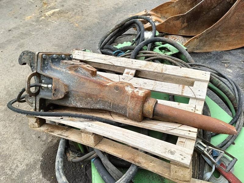 Atlas-Copco HS35U 248 kg hamer breker brokk husqvarna 8 cm - Martillo hidráulico para Maquinaria de construcción: foto 4 Atlas-Copco HS35U 248 kg hamer breker brokk husqvarna 8 cm - Martillo hidráulico para Maquinaria de construcción: foto 4