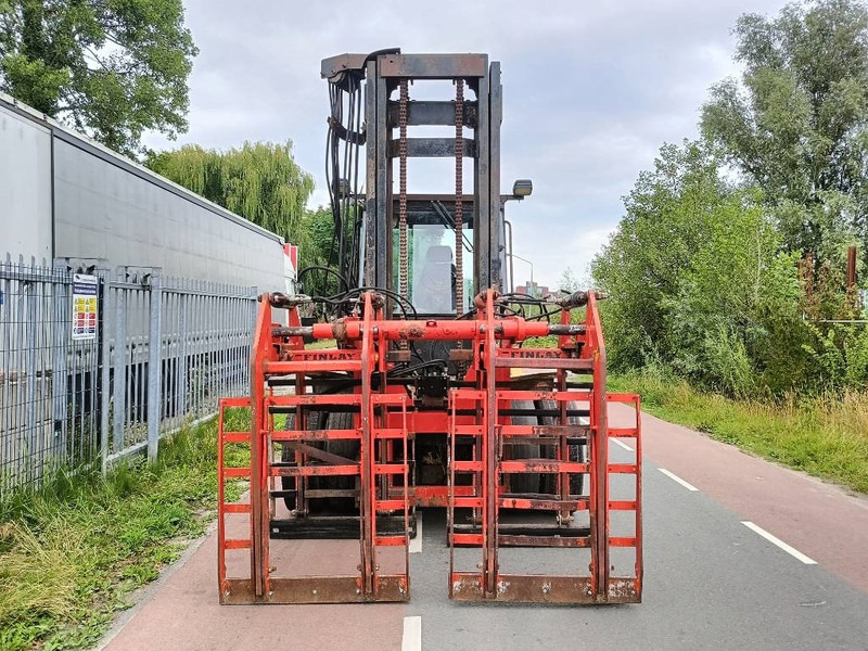 Hyster H 12.00 XL 12 ton heftruck met stenenklem forklift - Carretilla elevadora diésel: foto 4 Hyster H 12.00 XL 12 ton heftruck met stenenklem forklift - Carretilla elevadora diésel: foto 4