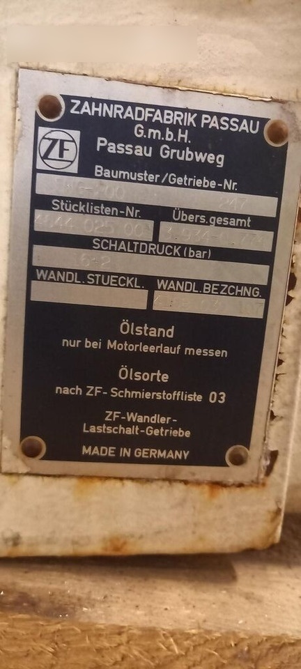 ZF 5-WG-200 - Caja de cambios: foto 5 ZF 5-WG-200 - Caja de cambios: foto 5