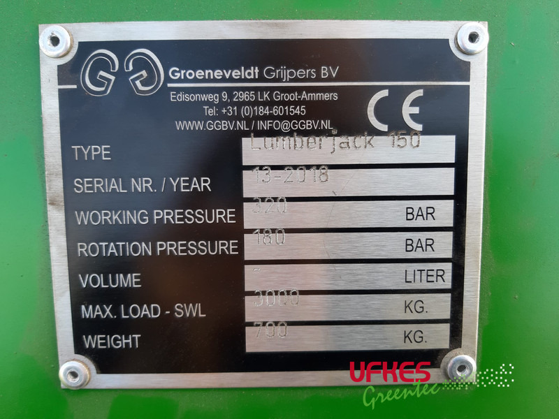 Maquinaria forestal Groeneveldt Lumberjack 150: foto 12