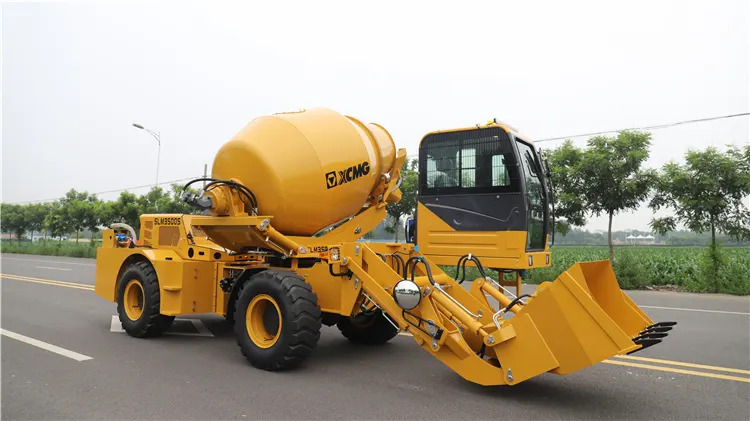 Camión hormigonera nuevo XCMG official SLM3500S 3.5m3 small mobile self loading concrete mixer price list: foto 6