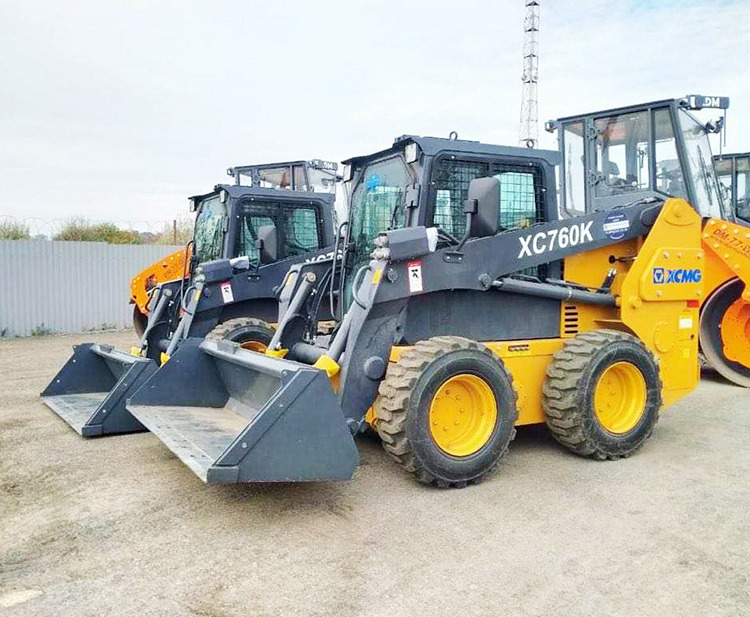 Minicargadora nuevo XCMG official XC760K mini skid steer loader in stock: foto 6