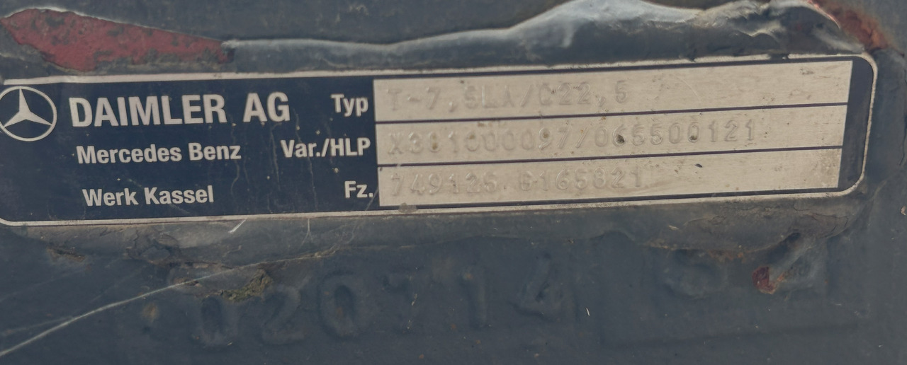 MERCEDES ACTROS MP4 TRAILING AXLE - Eje posterior: foto 4 MERCEDES ACTROS MP4 TRAILING AXLE - Eje posterior: foto 4