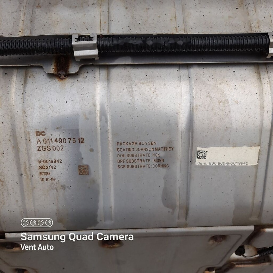 Mercedes-Benz ACTROS MP5 A0114907512 Mercedes-Benz A0114907512 - Convertidor catalítico para Camión: foto 3 Mercedes-Benz ACTROS MP5 A0114907512 Mercedes-Benz A0114907512 - Convertidor catalítico para Camión: foto 3