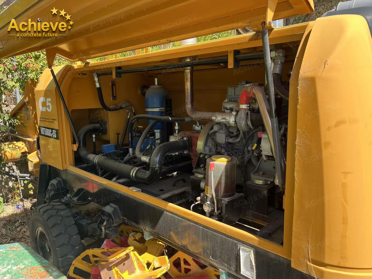 SANY SANY 【ACHIEVE】TOP CONDITION!!! demo new low hours Sany Concrete Trailer Pump 2017 HBT5008C-5S - Bomba de hormigon estacionaria: foto 4 SANY SANY 【ACHIEVE】TOP CONDITION!!! demo new low hours Sany Concrete Trailer Pump 2017 HBT5008C-5S - Bomba de hormigon estacionaria: foto 4