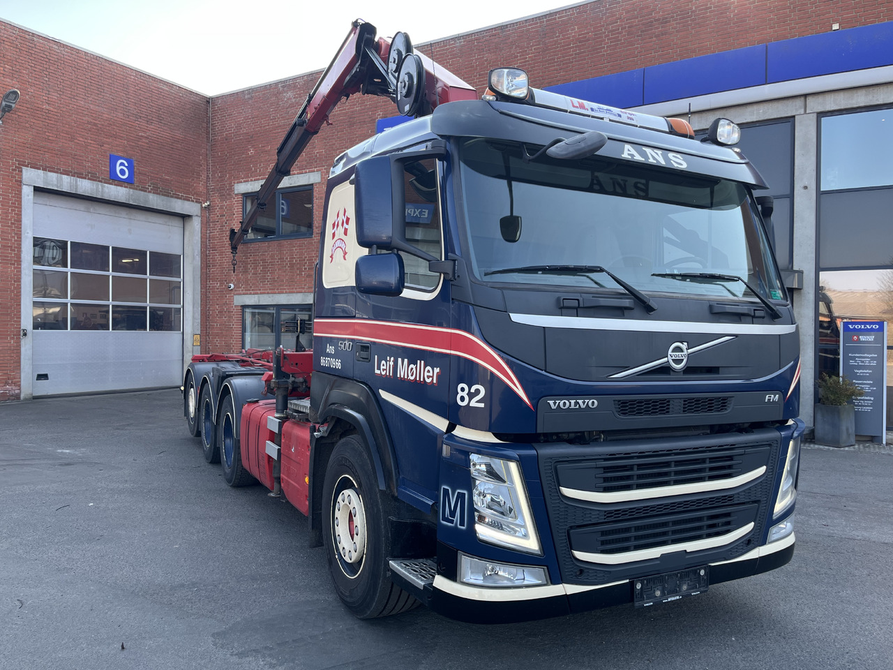 Volvo FM 500 8x4 - Camión con equipo de cable, Camión grúa: foto 1 Volvo FM 500 8x4 - Camión con equipo de cable, Camión grúa: foto 1