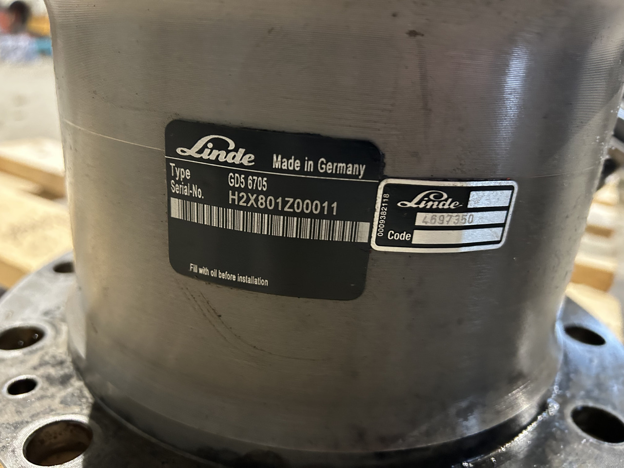 LINDE GD5 - Reductor de giro para Excavadora: foto 1 LINDE GD5 - Reductor de giro para Excavadora: foto 1