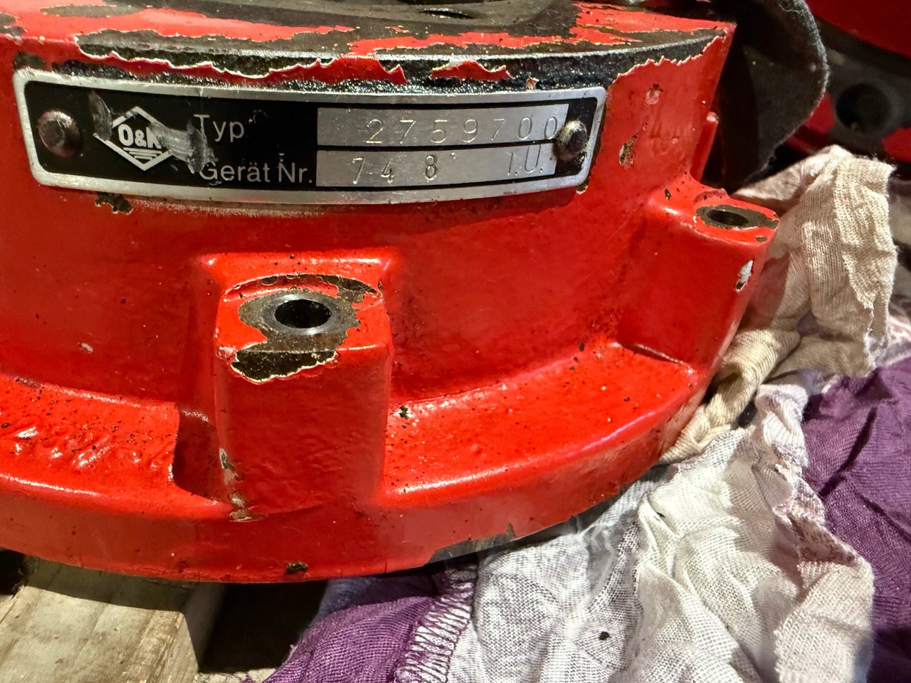 O&K MH PLUS - Reductor de giro para Excavadora: foto 3 O&K MH PLUS - Reductor de giro para Excavadora: foto 3