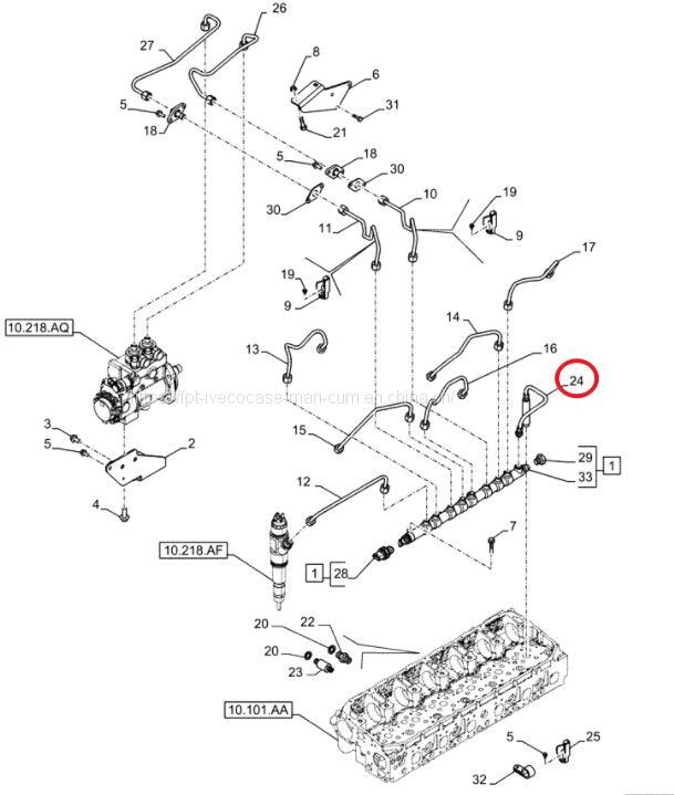 FPT IVECO CASE Cursor11 EURO 6 F3GFE613A B001 5801863562/5801690111 oil tube 504385155 - Motor y piezas para Maquinaria de construcción: foto 1 FPT IVECO CASE Cursor11 EURO 6 F3GFE613A B001 5801863562/5801690111 oil tube 504385155 - Motor y piezas para Maquinaria de construcción: foto 1