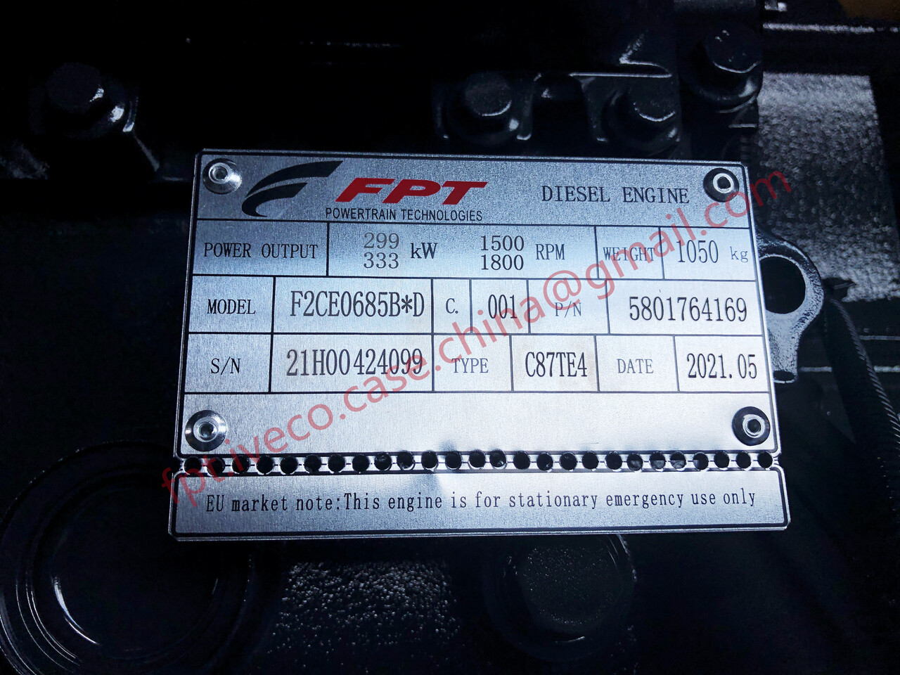 IVECO FPT G-DRIVE Cursor9 F2CE0685B*D/ 5801764169 ENGINE AS-SEMBLY تجميع المحرك IVECO FPT G-drive - Piezas de recambio: foto 4 IVECO FPT G-DRIVE Cursor9 F2CE0685B*D/ 5801764169 ENGINE AS-SEMBLY تجميع المحرك IVECO FPT G-drive - Piezas de recambio: foto 4