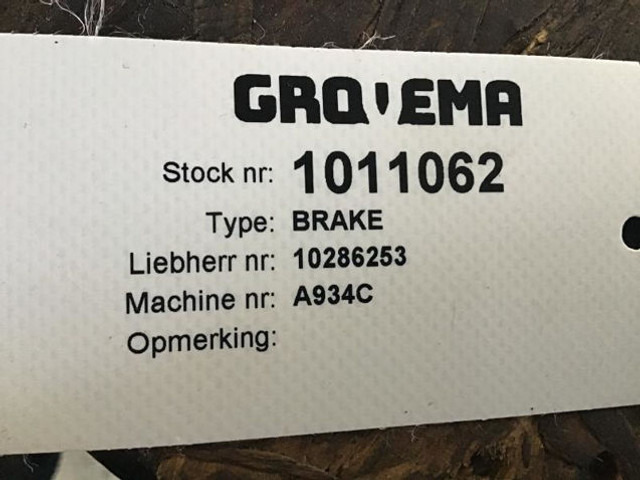 Liebherr Brake - Piezas de freno: foto 2 Liebherr Brake - Piezas de freno: foto 2