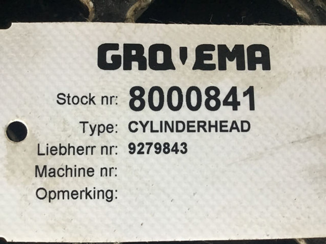 Bloque de cilindros Liebherr Cylinderhead: foto 7