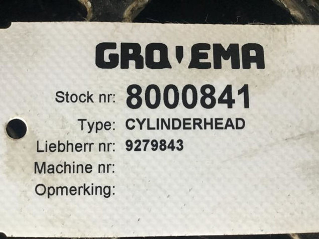 Bloque de cilindros Liebherr Cylinderhead: foto 11