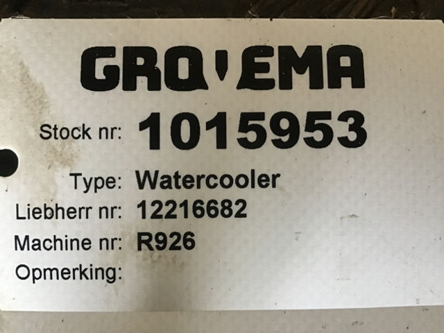 Radiador nuevo Liebherr Watercooler: foto 1