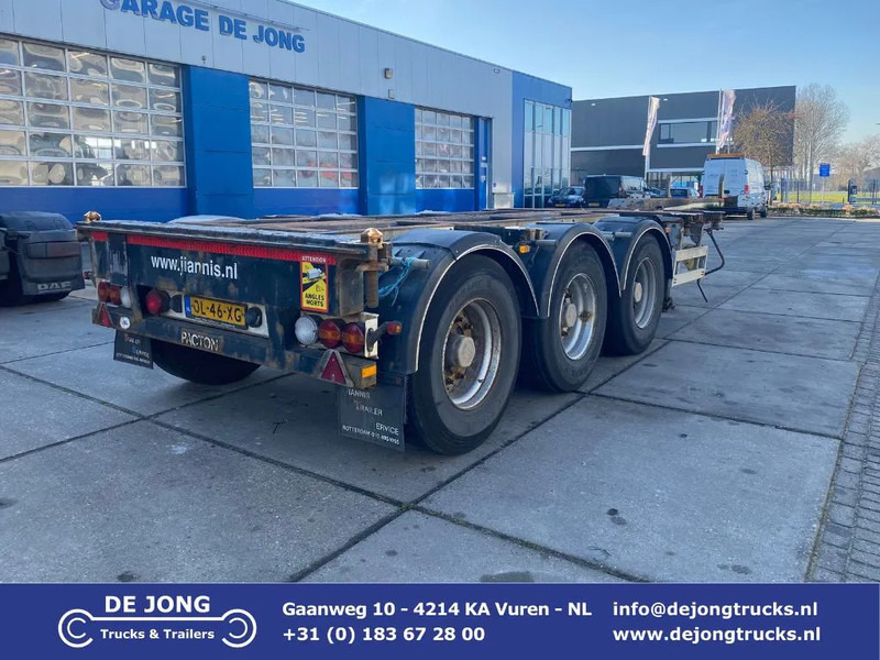 Pacton TXC 343 Multi / 3x Extendable / 1x Lift Axle - Semirremolque portacontenedore/ Intercambiable: foto 1 Pacton TXC 343 Multi / 3x Extendable / 1x Lift Axle - Semirremolque portacontenedore/ Intercambiable: foto 1