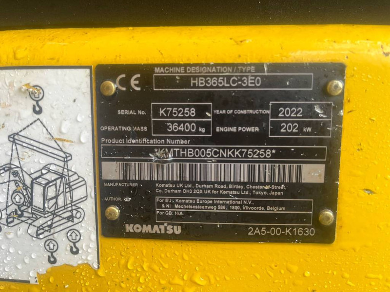Komatsu HB 365 LC-3 Hybrid - Excavadora de cadenas: foto 5 Komatsu HB 365 LC-3 Hybrid - Excavadora de cadenas: foto 5
