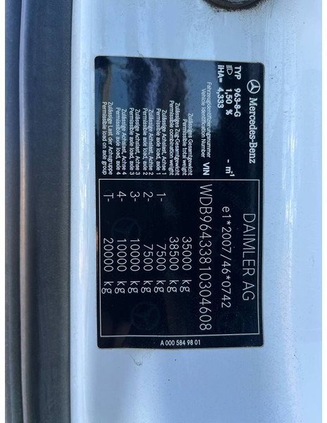 Mercedes-Benz Arocs 3246 - Camión hormigonera: foto 5 Mercedes-Benz Arocs 3246 - Camión hormigonera: foto 5