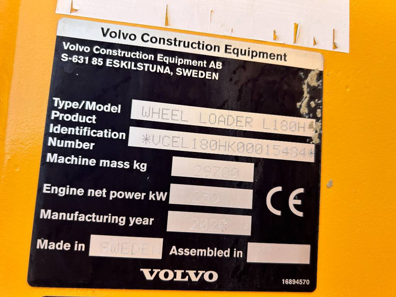 Volvo L 180 H - Cargadora de ruedas: foto 5 Volvo L 180 H - Cargadora de ruedas: foto 5