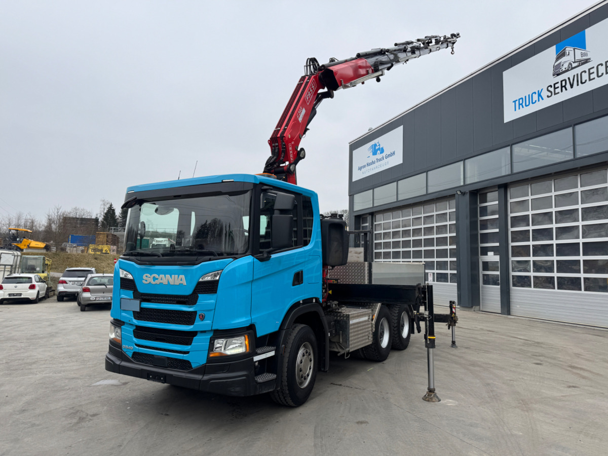 SCANIA G540 6x4 Fassi 395-7 SZM&Pritsche - Camión grúa: foto 2 SCANIA G540 6x4 Fassi 395-7 SZM&Pritsche - Camión grúa: foto 2