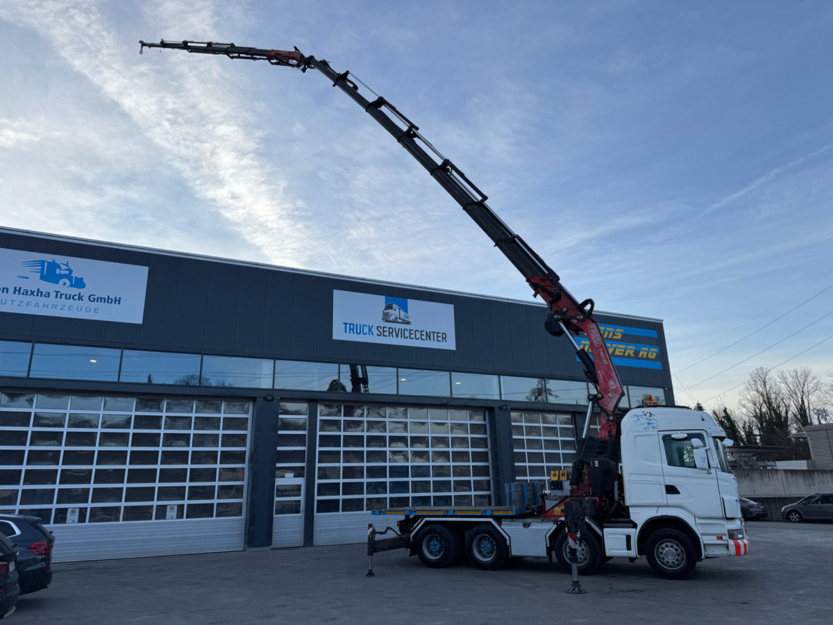 SCANIA R480 8x4 Fassi 660 SZM/Pritsche - Camión grúa: foto 3 SCANIA R480 8x4 Fassi 660 SZM/Pritsche - Camión grúa: foto 3