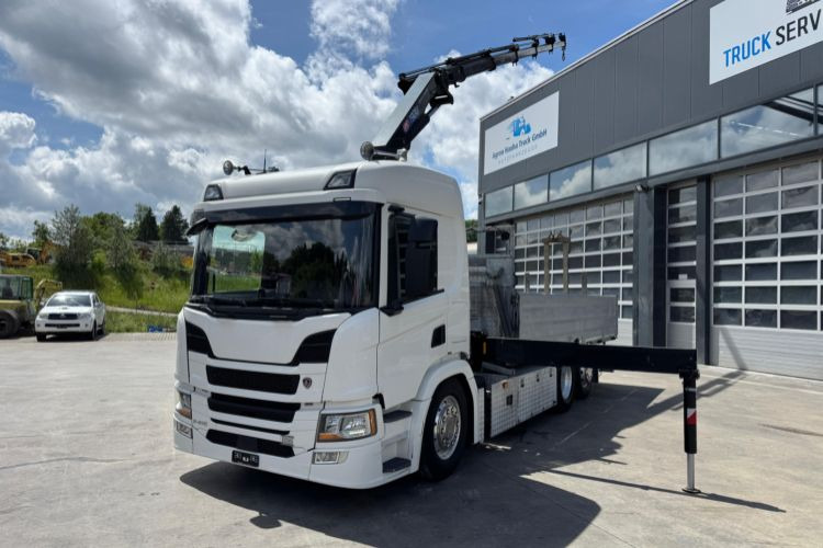 Scania P410 6x2 HMF1920-5 - Camión grúa: foto 4 Scania P410 6x2 HMF1920-5 - Camión grúa: foto 4