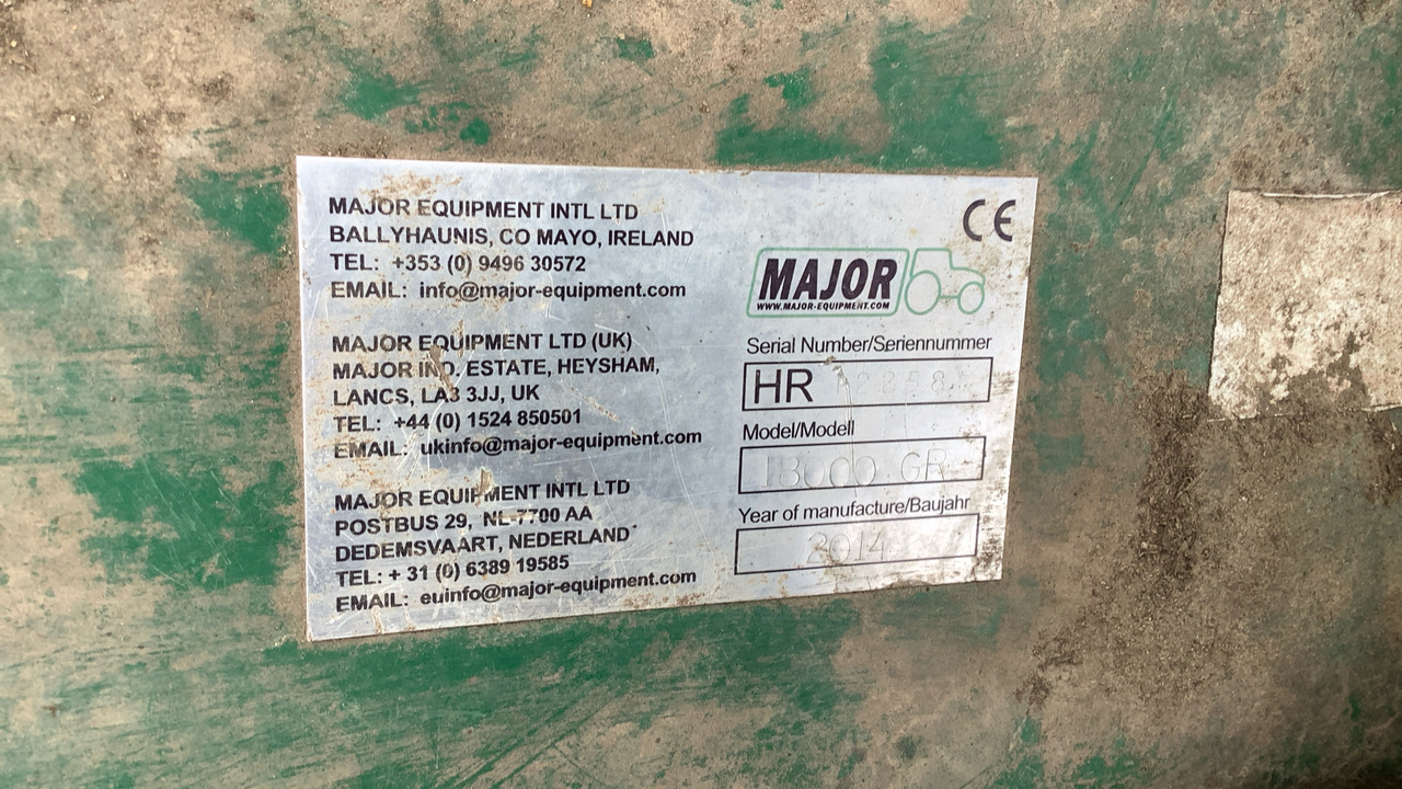 MAJOR 18000GR TRAILED FINISHING MOWER 13/441 - Equipo de construcción: foto 5 MAJOR 18000GR TRAILED FINISHING MOWER 13/441 - Equipo de construcción: foto 5