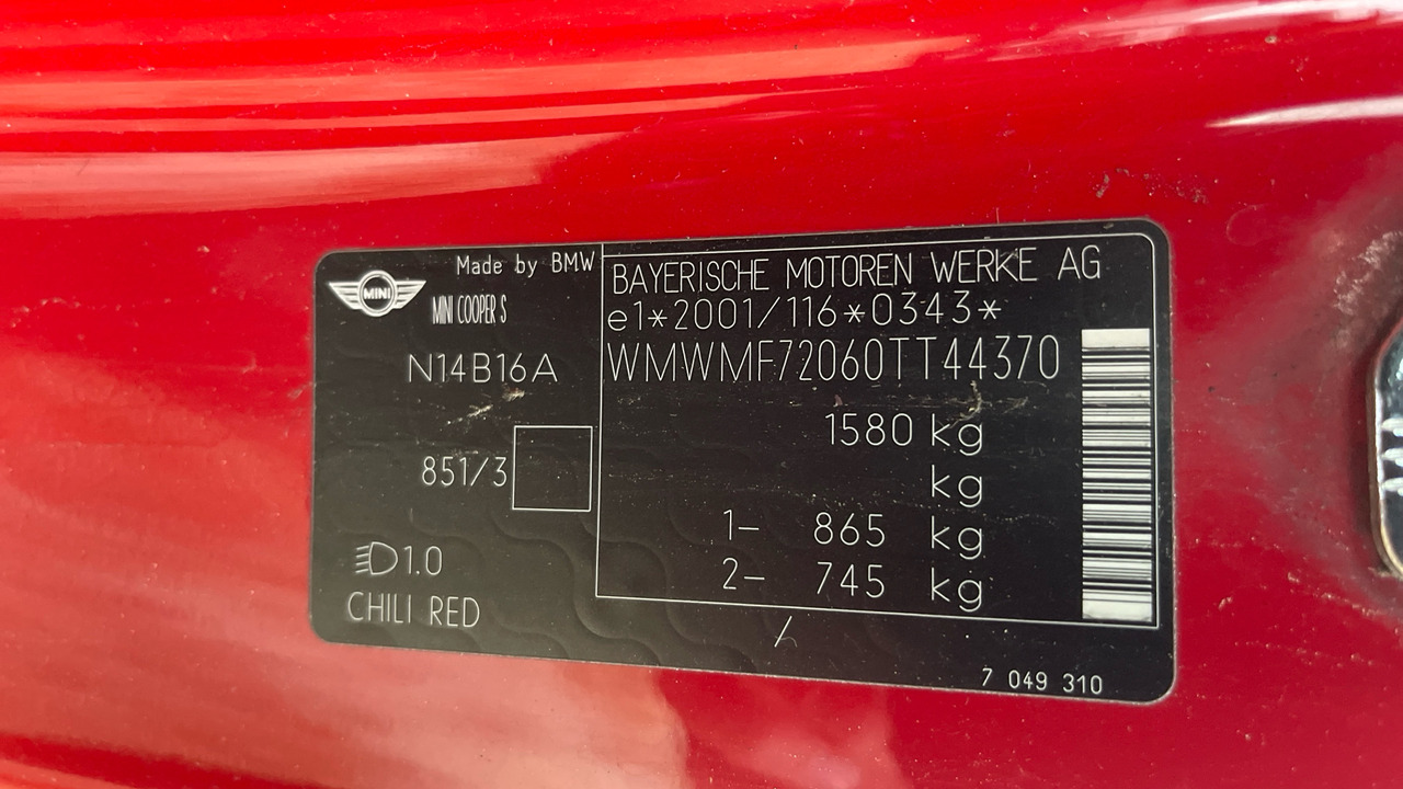 Hatchback MINI COOPER COOPER S: foto 12 Hatchback MINI COOPER COOPER S: foto 12