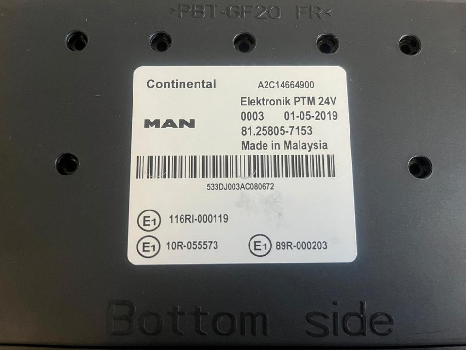 MAN Continental Elektronik PTM Steuergerät 81.25805-7153 - Unidad de control para Camión: foto 3 MAN Continental Elektronik PTM Steuergerät 81.25805-7153 - Unidad de control para Camión: foto 3