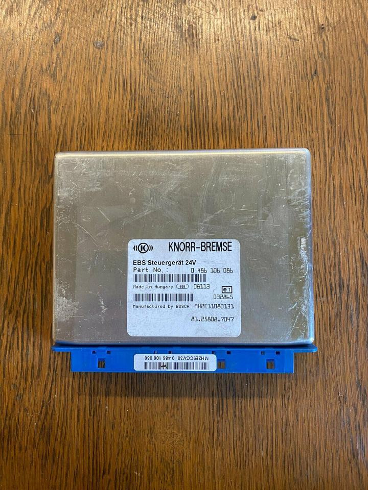 MAN Knorr-Bremse EBS Steuergerät 81258087047 - Unidad de control para Camión: foto 1 MAN Knorr-Bremse EBS Steuergerät 81258087047 - Unidad de control para Camión: foto 1