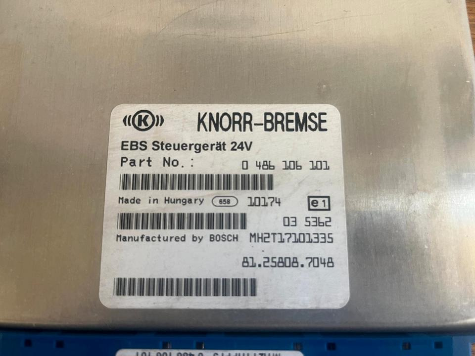 MAN Knorr-bremse EBS Steuergerät 81.25808.7048 - Unidad de control para Camión: foto 3 MAN Knorr-bremse EBS Steuergerät 81.25808.7048 - Unidad de control para Camión: foto 3