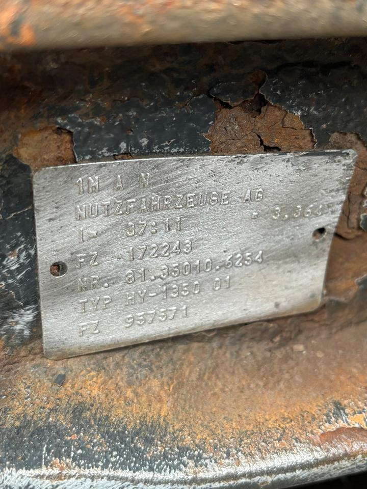 MAN TGX Hinterachse 37:11 / 81.35010.6254 18-Tonner - Eje posterior para Camión: foto 5 MAN TGX Hinterachse 37:11 / 81.35010.6254 18-Tonner - Eje posterior para Camión: foto 5