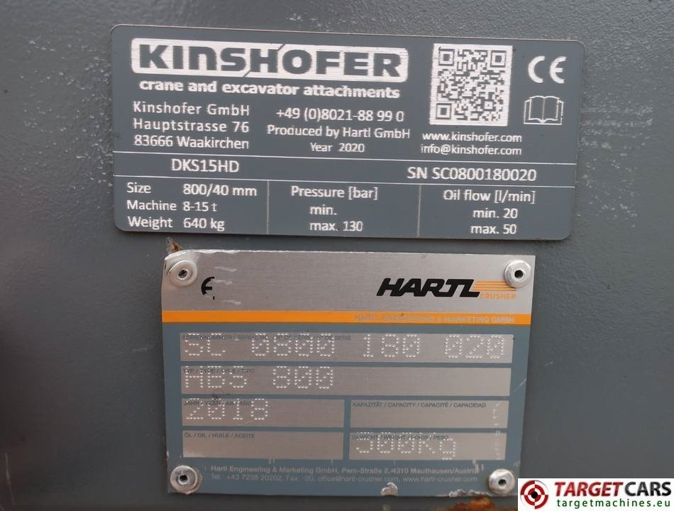 Cazo para Maquinaria de construcción nuevo Hartl HBS 800 Screening DKS15HD Bucket 80cm Unused 8~15T: foto 10