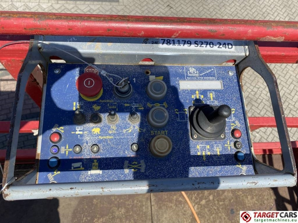 Plataforma de tijeras PB Lifttechnik S270-24 D Scissor 4x4 Diesel Work Lift 2725cm: foto 8