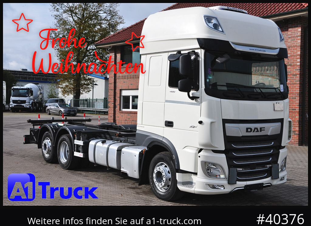 DAF DAF XF 480 FAN SSC Intarder, Lenkachse Standlklima - Camión portacontenedore/ Intercambiable: foto 1 DAF DAF XF 480 FAN SSC Intarder, Lenkachse Standlklima - Camión portacontenedore/ Intercambiable: foto 1