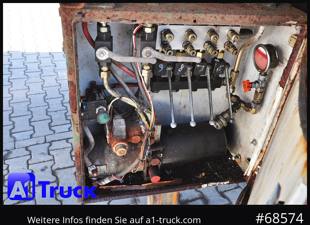 FAYMONVILLE Plattform, ausziehbar, Lenkachse, Tieflader, 15250mm lang - Semirremolque plataforma/ Caja abierta: foto 4 FAYMONVILLE Plattform, ausziehbar, Lenkachse, Tieflader, 15250mm lang - Semirremolque plataforma/ Caja abierta: foto 4