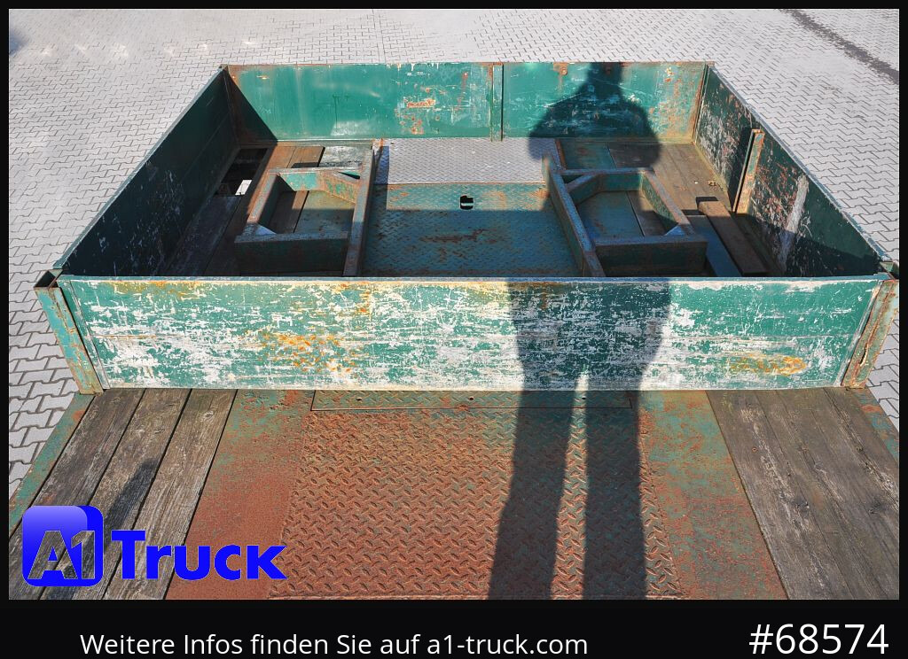 FAYMONVILLE Plattform, ausziehbar, Lenkachse, Tieflader, 15250mm lang - Semirremolque plataforma/ Caja abierta: foto 2 FAYMONVILLE Plattform, ausziehbar, Lenkachse, Tieflader, 15250mm lang - Semirremolque plataforma/ Caja abierta: foto 2