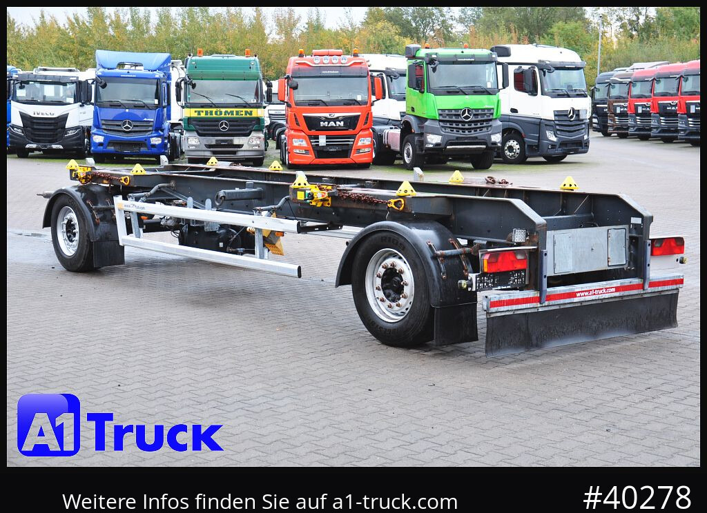 Remolque multilift/ Portacontenedores de cadenas HUEFFERMANN HMA 18.24, Absetzer, Safety-Fix, Frontbeladung,: foto 9 Remolque multilift/ Portacontenedores de cadenas HUEFFERMANN HMA 18.24, Absetzer, Safety-Fix, Frontbeladung,: foto 9