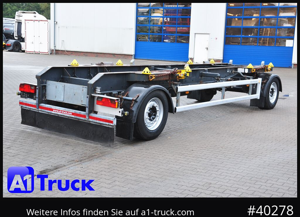 Remolque multilift/ Portacontenedores de cadenas HUEFFERMANN HMA 18.24, Absetzer, Safety-Fix, Frontbeladung,: foto 7 Remolque multilift/ Portacontenedores de cadenas HUEFFERMANN HMA 18.24, Absetzer, Safety-Fix, Frontbeladung,: foto 7