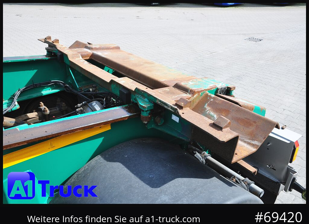 HUEFFERMANN HSA 1870, Luft, Schlitten, SAF - Remolque multilift/ Portacontenedores de cadenas: foto 2 HUEFFERMANN HSA 1870, Luft, Schlitten, SAF - Remolque multilift/ Portacontenedores de cadenas: foto 2