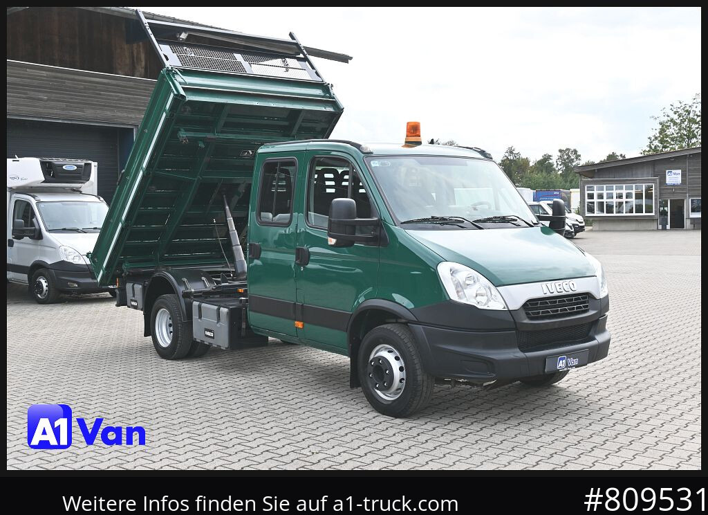 IVECO Daily 70C21 Kipper Doka, Meiller, 7-Sitzer, 3,0 Liter - Furgoneta basculante: foto 1 IVECO Daily 70C21 Kipper Doka, Meiller, 7-Sitzer, 3,0 Liter - Furgoneta basculante: foto 1