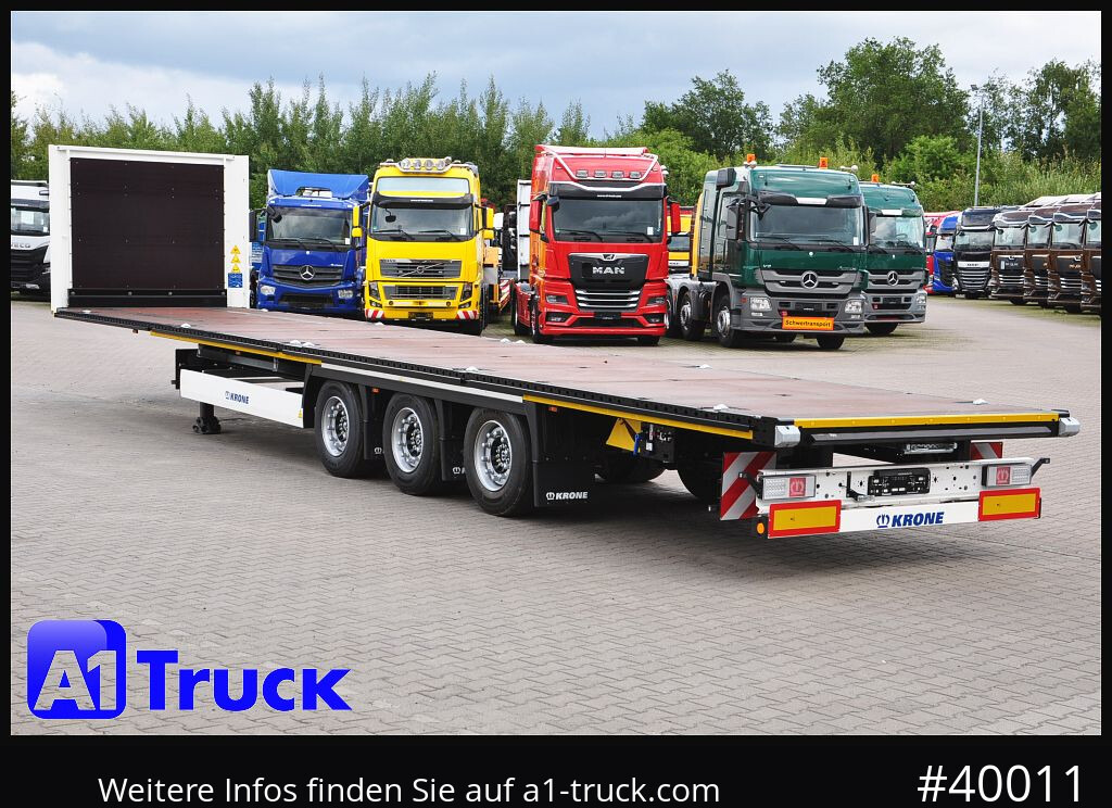 Semirremolque plataforma/ Caja abierta nuevo KRONE 5 x SD, Mega, Twistlock, Container, NEU: foto 10