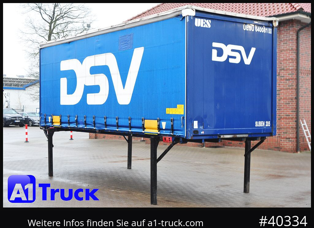 KRONE 7.45 BDF Wechselbrücke, Schiebeplane - Toldo carrocería: foto 1 KRONE 7.45 BDF Wechselbrücke, Schiebeplane - Toldo carrocería: foto 1