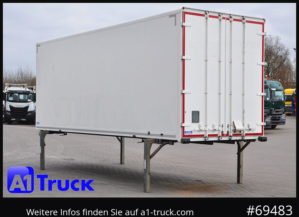 Caja cerrada KRONE BDF 7,45 Wechselbrücke, 2690mm Innenhöhe, verzinkt: foto 13