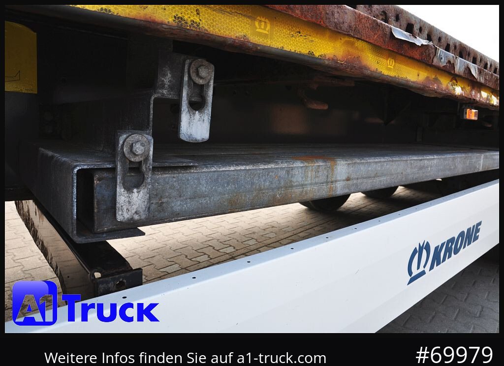 KRONE SD Plateau, Twistlock, Container, - Semirremolque plataforma/ Caja abierta: foto 4 KRONE SD Plateau, Twistlock, Container, - Semirremolque plataforma/ Caja abierta: foto 4