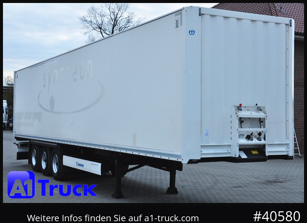 KRONE SDK 27, Koffer, 1 Vorbesitzer, Plywood, - Semirremolque caja cerrada: foto 1 KRONE SDK 27, Koffer, 1 Vorbesitzer, Plywood, - Semirremolque caja cerrada: foto 1